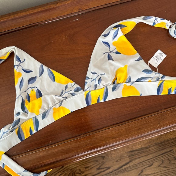 Kitty and vibe Florence print triangle bikini top - Picture 2 of 5